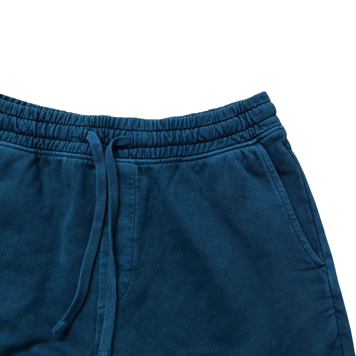 Casual Cotton Stretch Dark Green Relaxed Fit Shorts Size M