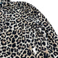 Baukjen Leopard Print Midi Dress UK12 Women's Long Sleeve Viscose Loose Fit