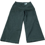 Baukjen Wide Leg Trousers UK12 Women's Olive Green Stretch Organic Cotton