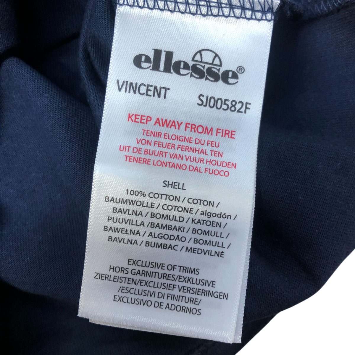 Ellesse Vincent T-Shirt Kids Navy Blue 2-3 Years