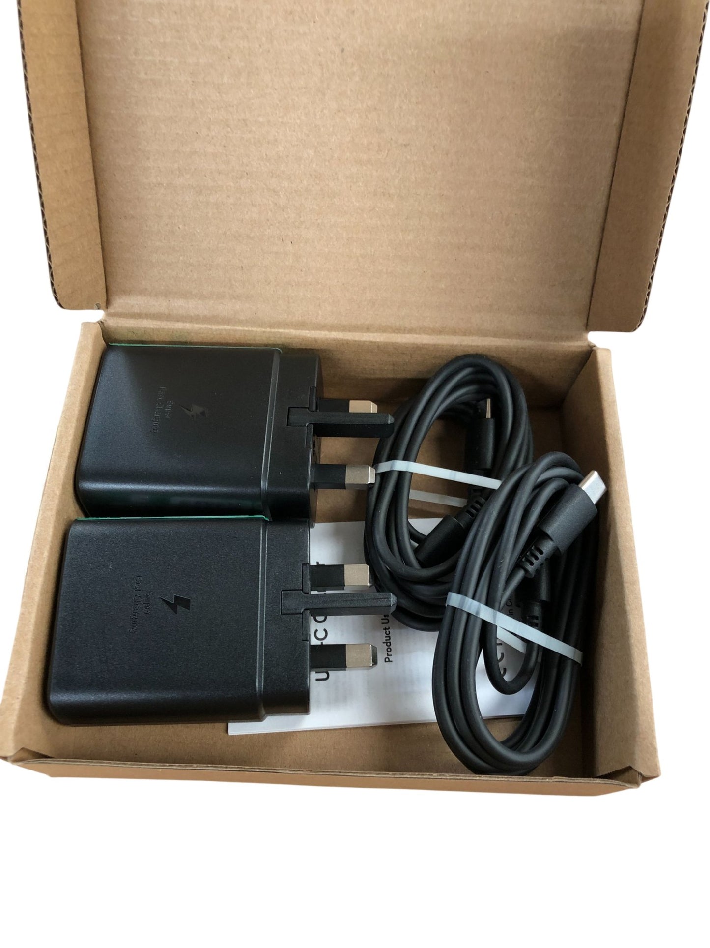 45W Type C Charger Fast Charging Black 2PCS USB Adapter Power Supply
