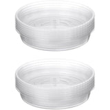 20 Pack Planter Saucers Clear Plastic Garden Indoor Outdoor 36cm Width 13cm Deep