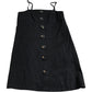 River Island Button Detail Dress UK6 Women's Black Sleeveless