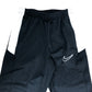 Nike Dri-Fit Activewear Track Pants Black White Zip Pockets Sport 10-11 Years