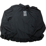 River Island Black Top Size 6 Women's Long Sleeve Ruffled Flounce Hem