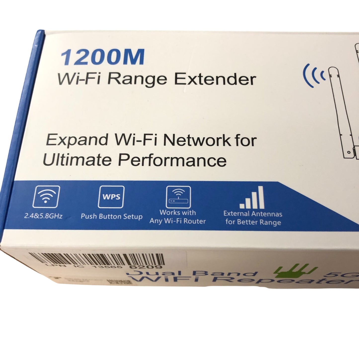 1200M Dual Band WiFi Repeater Range Extender 5G Expand Network Performance