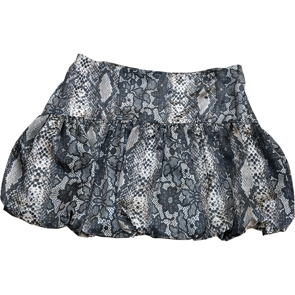 River Island Snakeskin Print Bubble Skirt