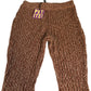 River Island Petite Trousers Women's Flared Knit Trousers Patterned