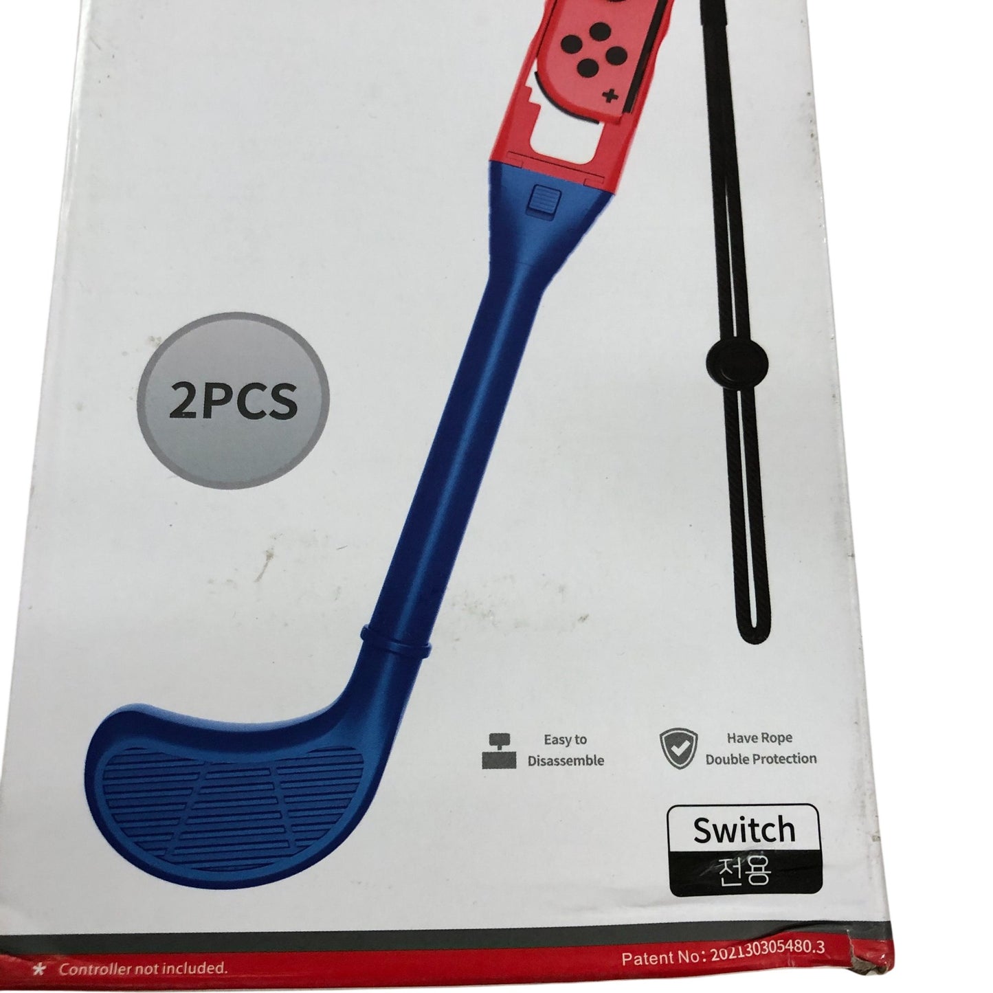 AOLION Golf Grip AL-NS2065 2PCS For Nintendo Switch Joy-Con Controller