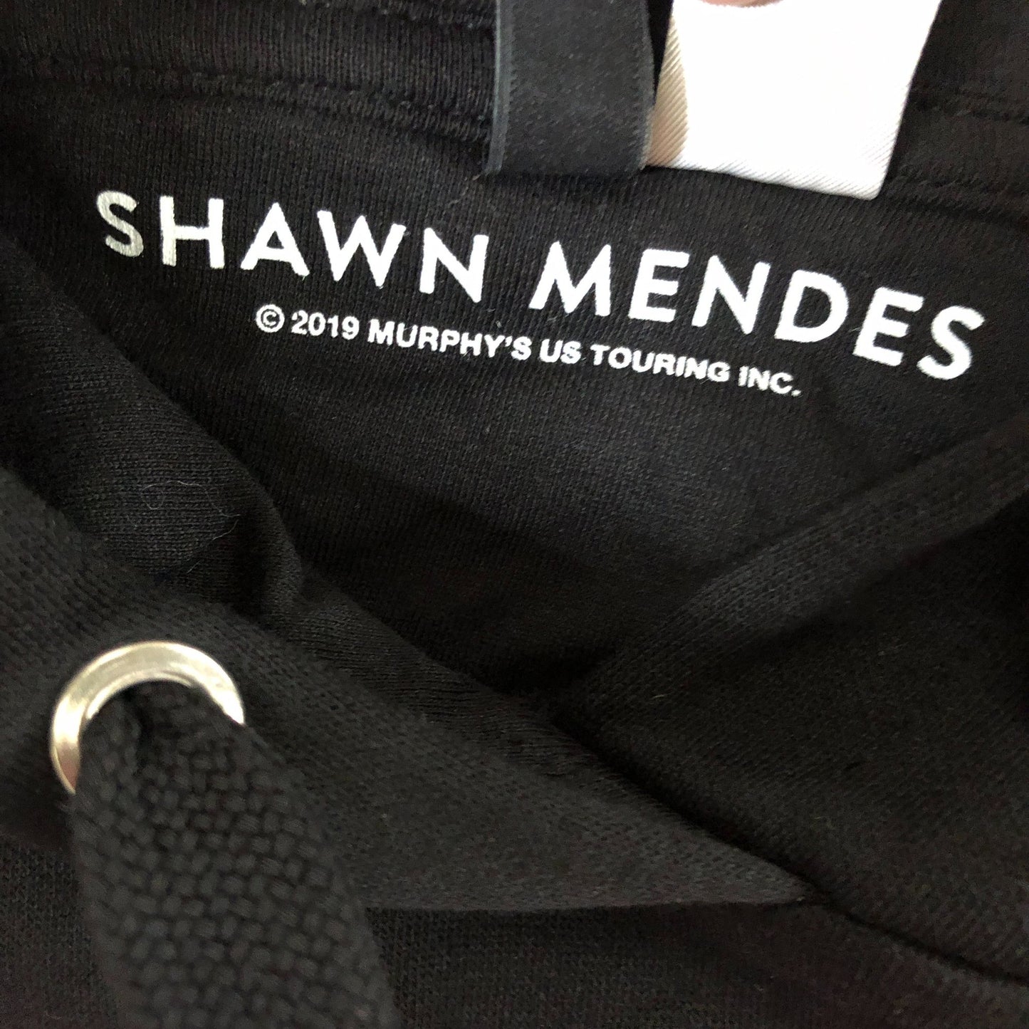 Shawn Mendes The Tour Hoodie Size L Unisex Black Graphic Print Cotton