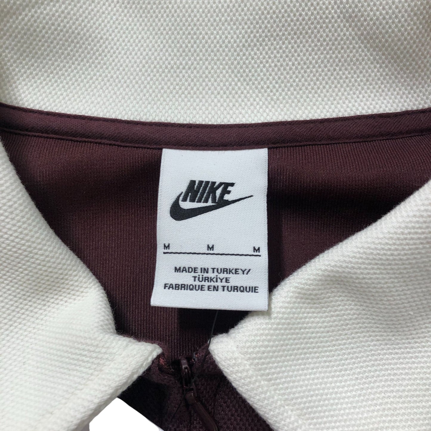 Nike Sports Coverup Top Burgundy Crush & Sail Size M