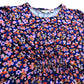 Blue Floral Leaf Dress - Size 20