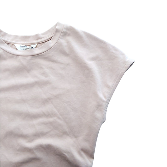 River Island Women's Bodysuit UK6 Light Pink Cap Sleeve Comfort Fit