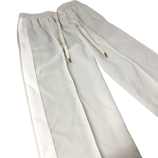 Branded Stylish Casual Trousers Women's Light Beige Elasticated Waisted UK10