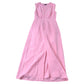 Women's Dress Size 6 Pink Sleeveless Casual Zip Front