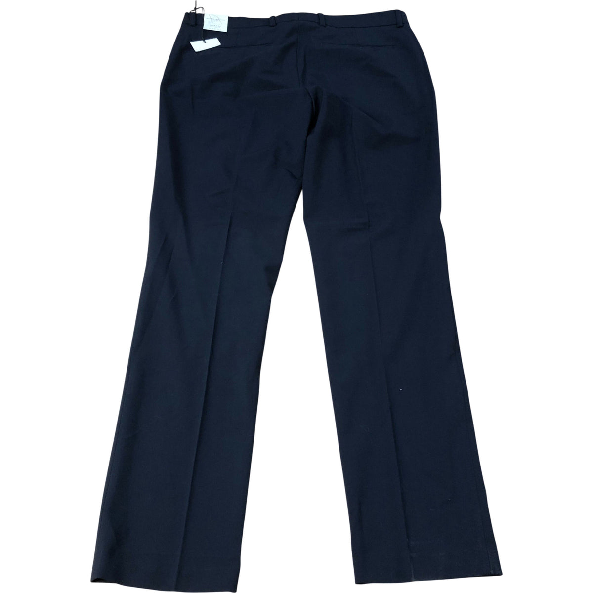 River Island Formal Trousers Size 34 Men's Straight Leg Black Polyester