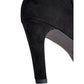 Linzi Women's Black Suede Ankle Boots Size 4 High Heel Zip Closure Fashion
