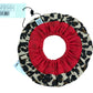 Red Swallow Scrunchie Hair Accessory Animal Print Women's Cotton Blend