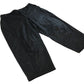 River Island Black Leather Look Wide Leg Trousers UK18