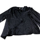 River Island UK16 Women's Black Long Sleeve Top with Silver Dots