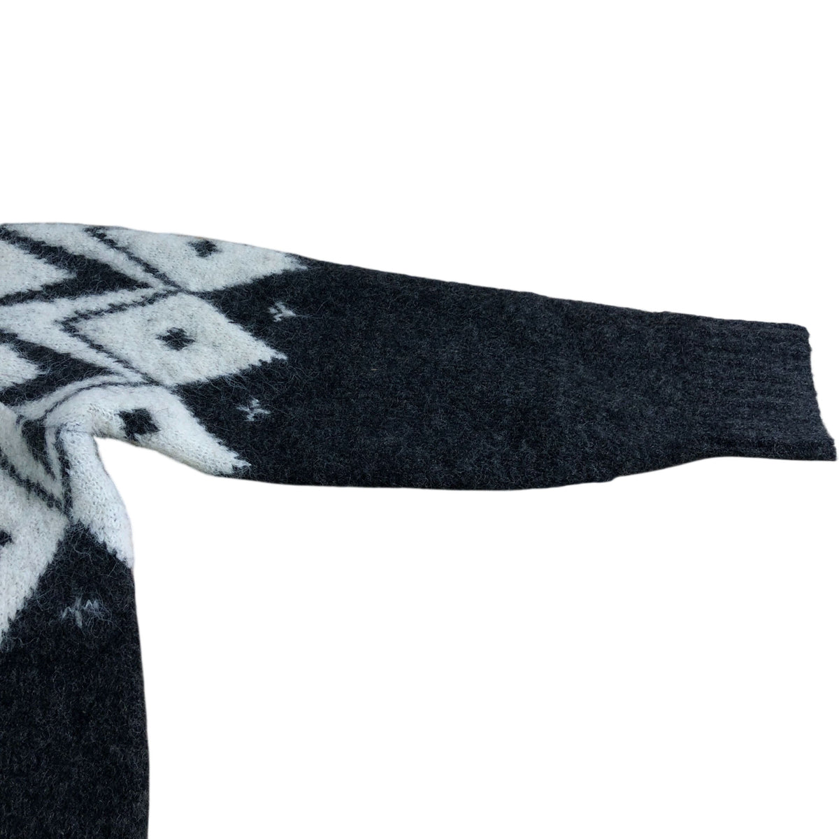 Black Fairisle Jumper UK24 Women's