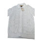River Island White Short Sleeve Smart Shirt UK M Men's Knit Casual Wear