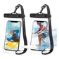 Mojimdo Waterproof Phone Pouch Two Pack IPX8 Touch Compatible Adjustable Strap