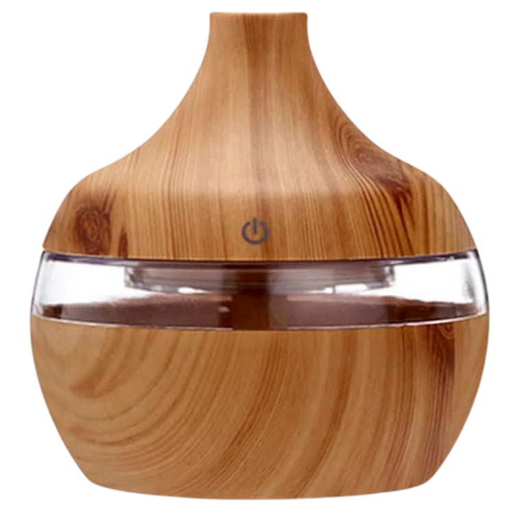 Mini Atomisation Humidifier USB 5V Compact Portable Design Light Wood