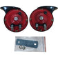 Fayre Fairy 12V 110db Loud Snail Air Horn Dual Tone Universal Set For Cars