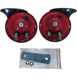 Fayre Fairy 12V 110db Loud Snail Air Horn Dual Tone Universal Set For Cars