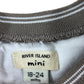 River Island Mini T-Shirt 18-24 Months Boys White Cotton Short Sleeve Top