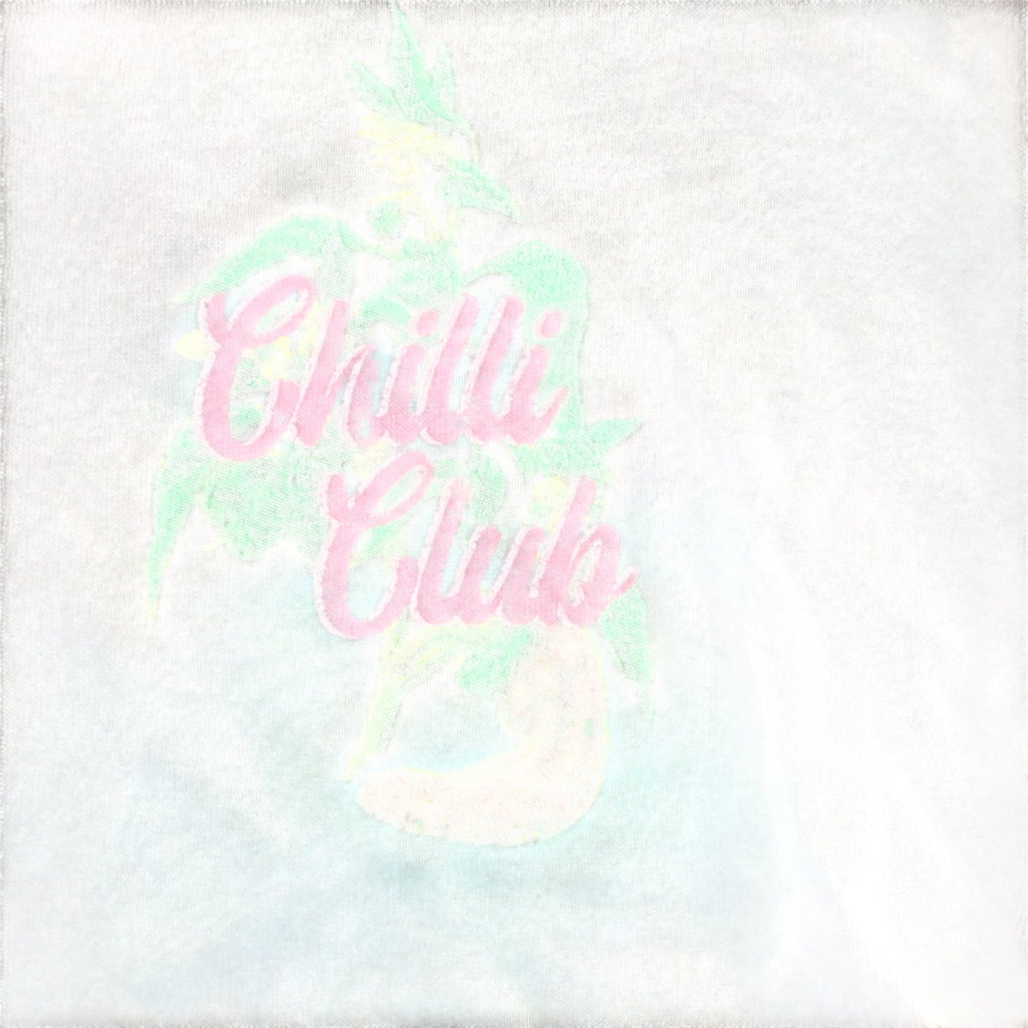 River Island Chilli Club T-Shirt 9-10 Years Kids Cream Short Sleeve Cotton