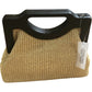 River Island Woven Handbag With Black Handle Stylish Women's Accessory New