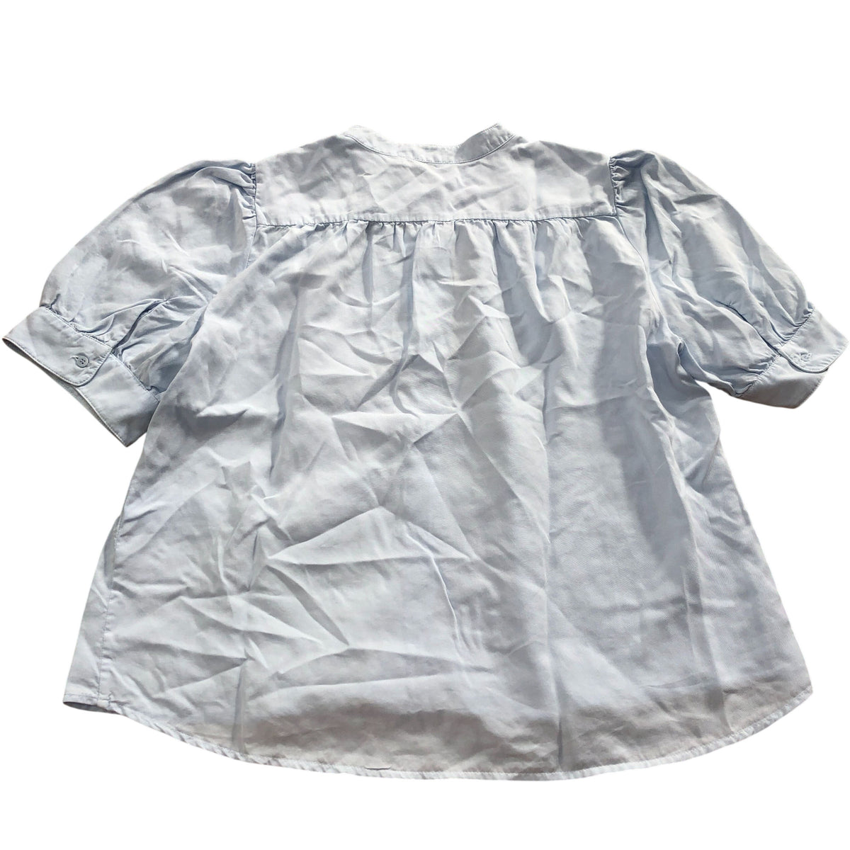 Baukjen Ann Short Sleeve Blouse Ice Blue Size 12