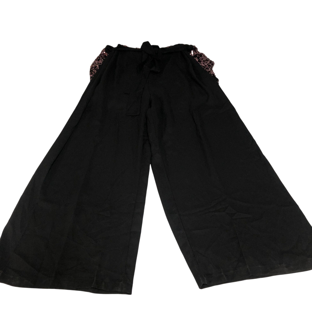 Sequin Jumpsuit UK20 Women's Black and Pink Evening Wear