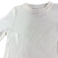 Zara Ribbed Long Sleeve Dress UK8-9 Girls Cream Stretchy