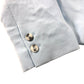Sosandar Light Blue Double Breasted Blazer UK14 Women's Cropped Jacket