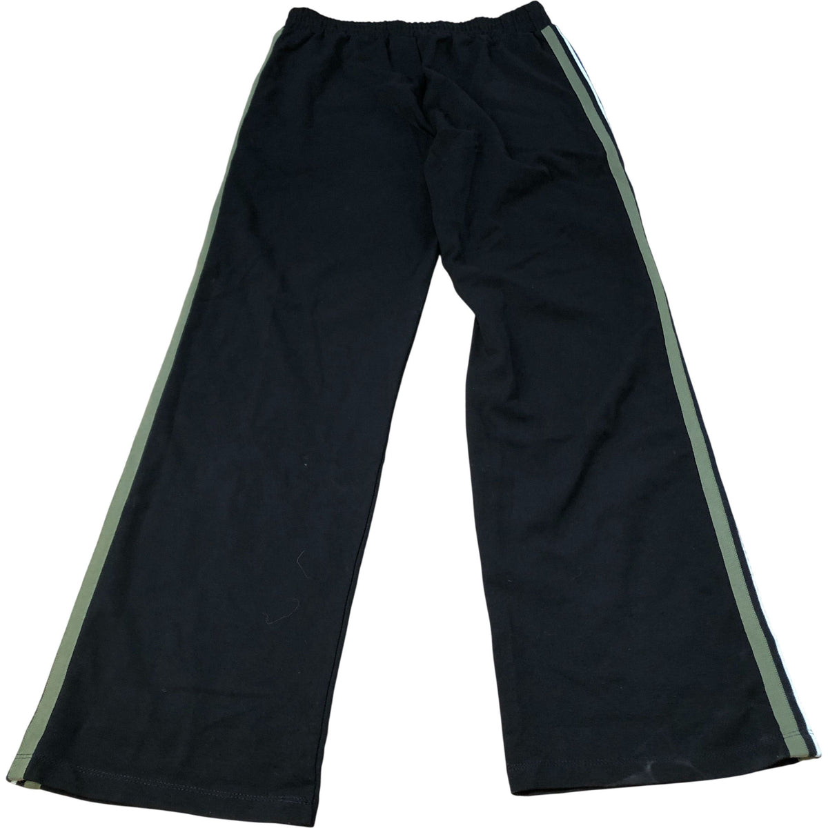 Baukjen Black Track Pants With Black Stripe UK12 Women's Stretchy