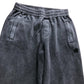 Avant Gard Paris Caster Pigment Dye Jogger Washed Black 100 Cotton Men's Small