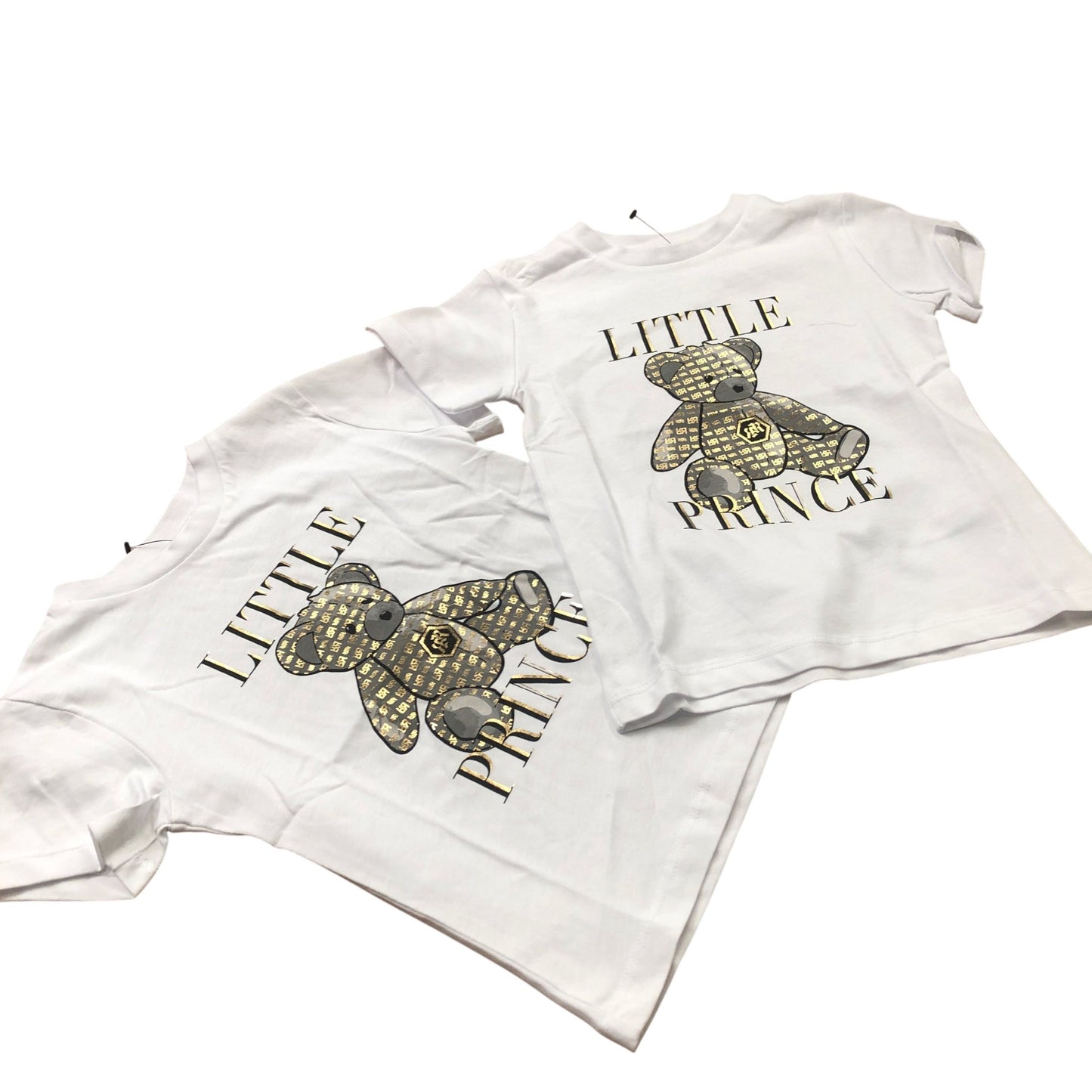 River Island Little Prince T-Shirts Baby Kids White 2-3 Years Two Pack