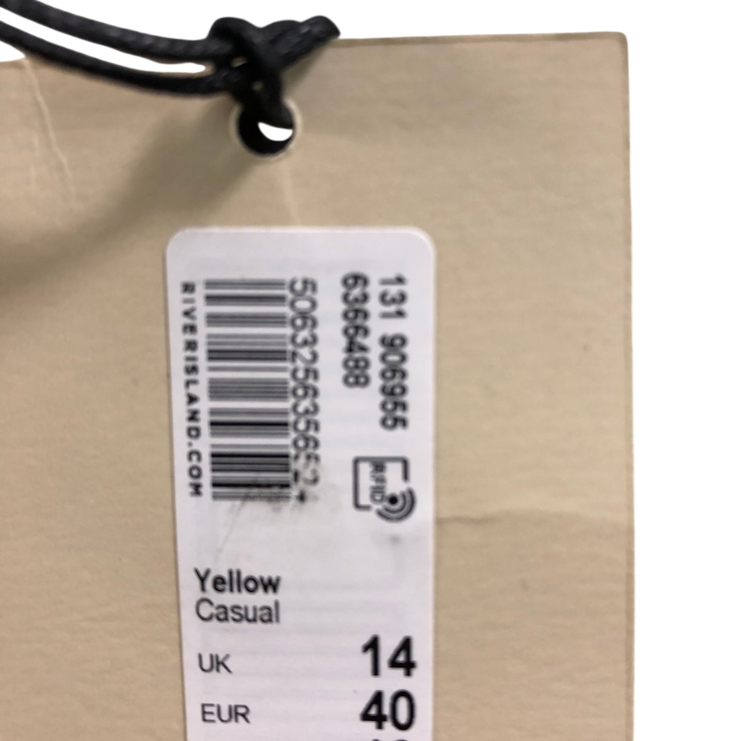 River Island Studios Casual Dress UK14 Women's Relaxed Fit Yellow Floral