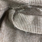 Branded Neutral Asymmetric Knitted Cardigan - Size 10