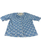 Boden Blue Blossomy Jersey Shirt - Size 10