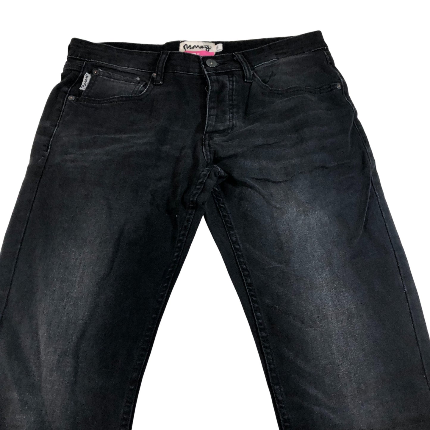 Money Black Jeans Men's Casual Style 32W 26L