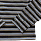 Covernat Horizontal Stripe Long Sleeve Top Small Women's Dark Navy Cotton