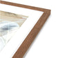 Three Brown Wooden Picture Frame Wall Mountable A3
