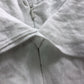 ASOS White Ruffle Dress UK10 Women's Linen Viscose Blend Summer Style