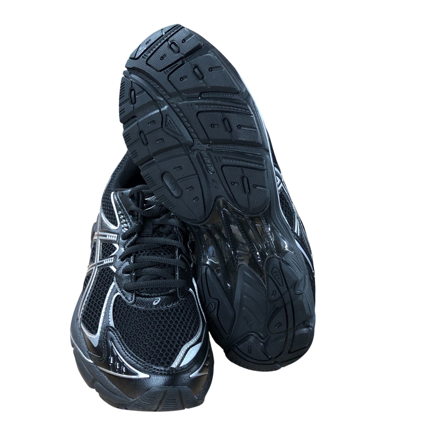 Asics GT 2160 UK 8 Men's Running Shoes Black Pure Silver Athletic Trainers