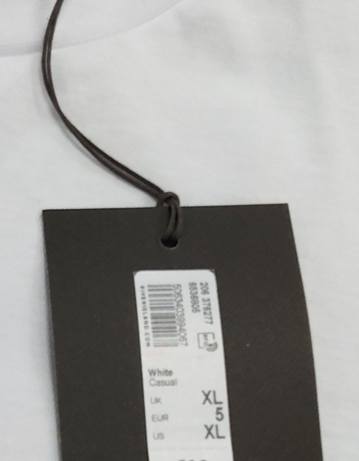 River Island El Cielo De Las Palmas T-Shirt XL Men's Regular Fit White