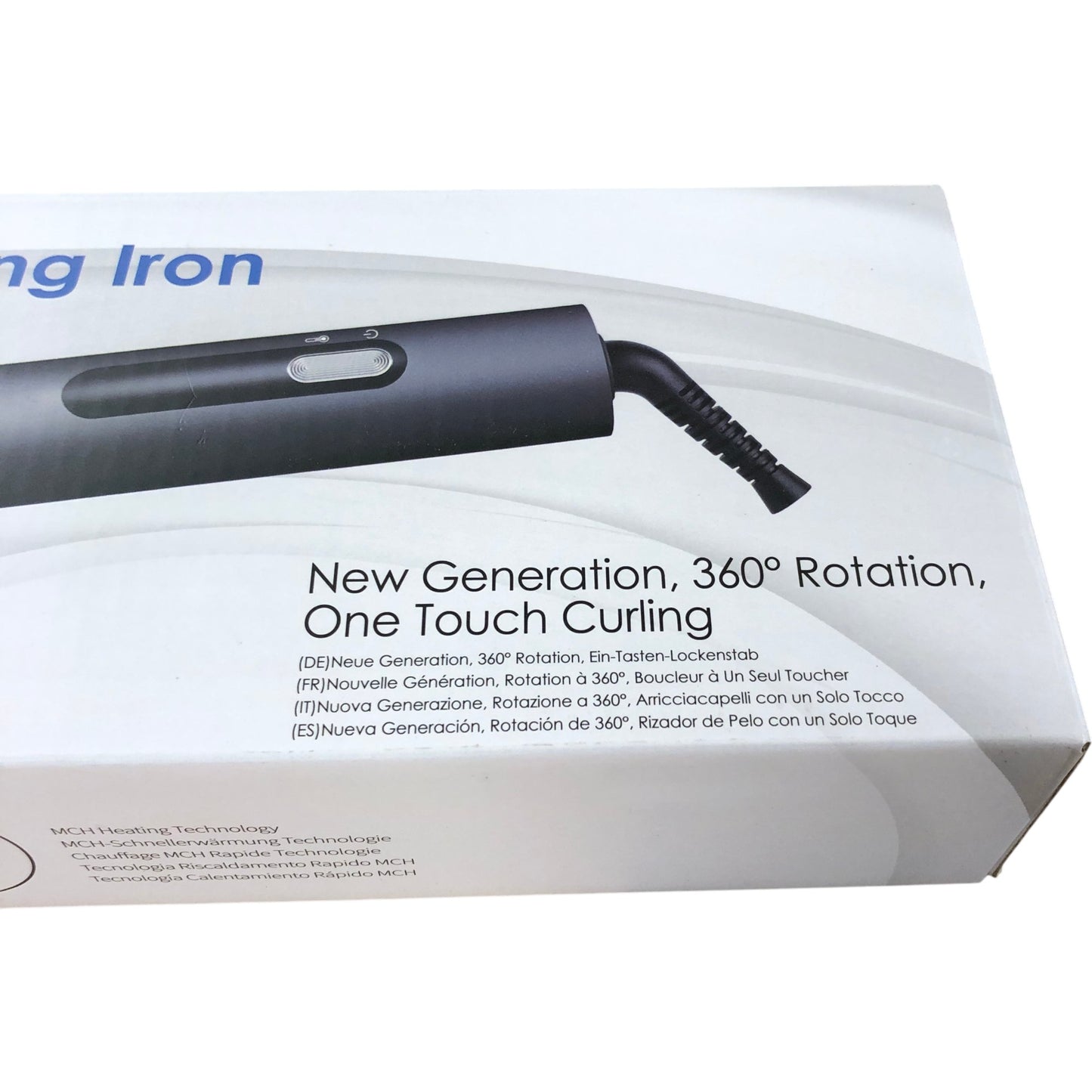 FASZIN Automatic Curling Iron 360 Degree Rotation One Touch Curling MCH Heat